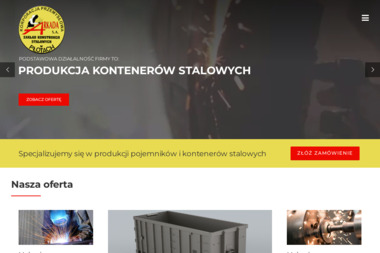 Arkada SA. Zakład konstrukcji stalowych. Producent kontenerów samochodowych - Zaplecze budowlane Płoty