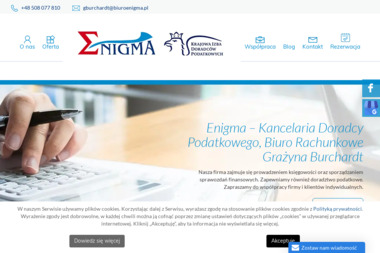 Enigma. Biuro rachunkowe. Burchardt G. - Biuro Księgowe Łódź