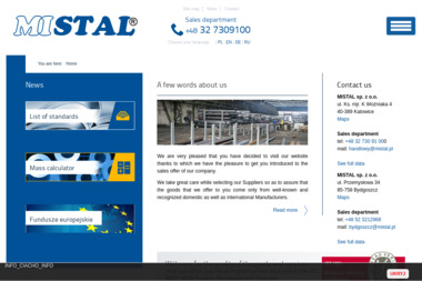 Mistal. Sp. z o.o. - Huty szkła Katowice