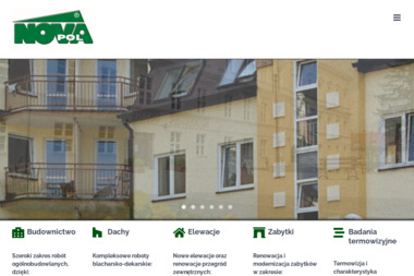 Novapol. Sp. z o.o. Docieplenia ścian, termoizolacja i hydroizolacja dachów - Renowacja Dachu Toruń