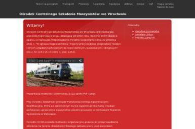 Ośrodek Centralnego Szkolenia Maszynistów Ministerstwa Gospodarki - Recertyfikacja Kpp Wrocław