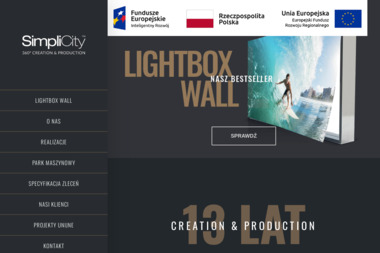 Simplicity. Dom produkcyjny, reklama, druki wielkoformatowe - Naklejki Poznań