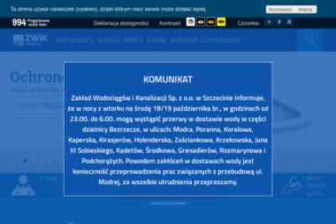 Zakład Wodociągów i Kanalizacji. Sp. z o.o. - Kopanie Stawów Szczecin