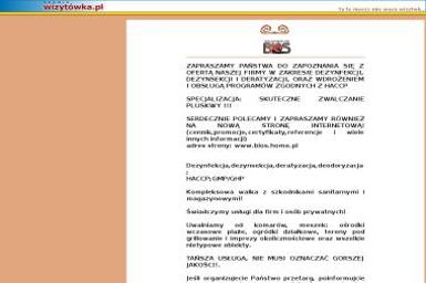 Bios. Usługi DDD, czyszczenie dywanów, system HACCP - Dezynsekcja i deratyzacja Gdańsk