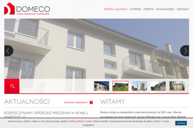 Domeco. Jerzy Miernik. Sp.j. Budowa mieszkań, obr&oacute;t i zarządzanie nieruchomościami - Domy Parterowe Krak&oacute;w