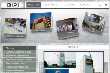 Midi Reklama. Reklama na samochodach. Oklejanie samochodów - Projektowanie Katalogów, Folderów i Broszur Warszawa