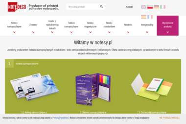 Notedeco. Producent notesów - Grafik 3D Poznań