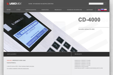 Laskomex. Systemy zabezpieczeń, domofony, wideodomofony - Instalowanie Domofon&oacute;w Ł&oacute;dź