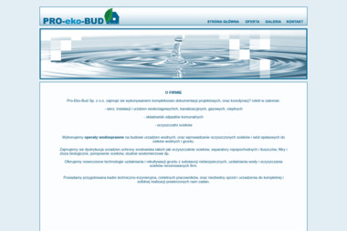 PRO-EKO-BUD Sp. z o.o. - Wyjątkowe Projektowanie Instalacji Wod-kan Oświęcim