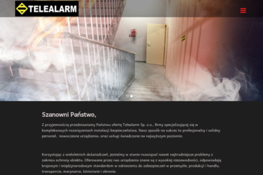 Telealarm. Zabezpieczenia przeciwpożarowe - BHP, ppoż, bezpieczeństwo Warszawa