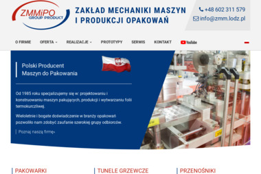 Zakład mechaniki maszyn i produkcji opakowań - Maszyny i urządzenia różne Łódź