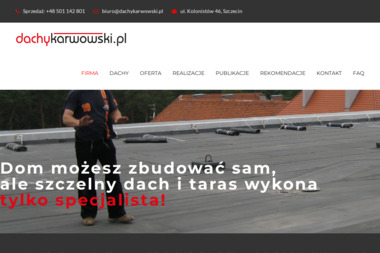 Zakład Dekarski Jacek Karwowski - Montaż Pokrycia Dachowego Szczecin