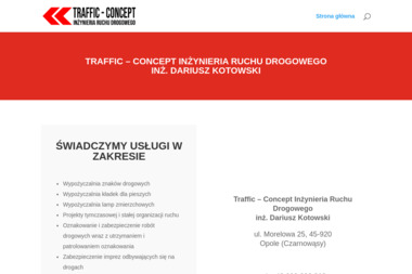 Traffic-Concept Inżynieria Ruchu Drogowego - Projektowanie Inżynieryjne Czarnowąsy / Opole