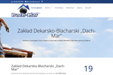 Zakład Dekarsko-Blacharski Dach-Mar - Świetna Firma Malująca Dachy w Sosnowcu