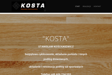 "Kosta" Stanisława Kościukiewicz - Szycie Firanek Przylep