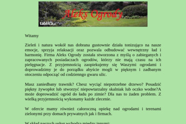 F.H. Aleks Usługi Remontowe i Ogrodnicze - Pierwszorzędne Nawadnianie Ogrodów Chorzów