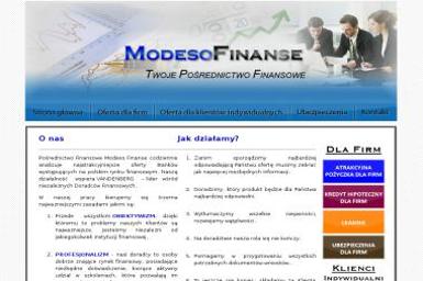 Modeso Finanse - Kredyt Gotówkowy Online Zbąszyń