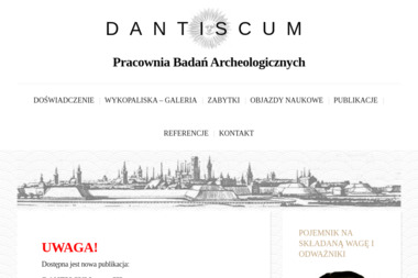 DANTISCUM. Pracownia Badań Archeologicznych. Robert Krzywdziński