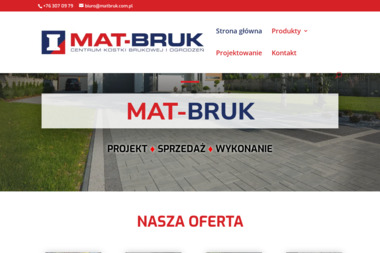 MAT-BRUK Dystrybutor Materiałów Betonowych kostka brukowa, brukarstwo - Perfekcyjna Aranżacja Ogrodu Legnica