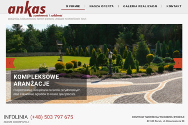 ANKAS Centrum Tworzenia Wygodnej Posesji. Kostka brukowa. Kamień granitowy Totuń. - Siatka ogrodzeniowa Toruń