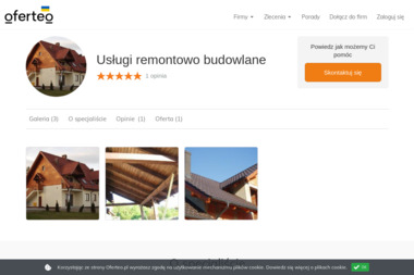 Usługi remontowo budowlane - Rewelacyjne Usuwanie Mchu z Dachu Rawicz