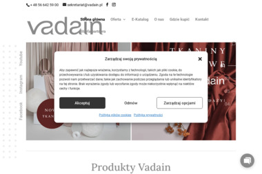 VADAIN INTERNATIONAL Sp. z.o.o. - Producent Rolet Rzymskich Grudziądz