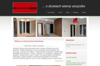 Creative salon drzwi - Producent Okien Drewnianych Myślenice