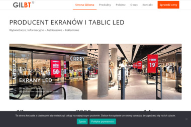 GilBT - Producent wyświetlaczy LED - Upominki Reklamowe Poznań
