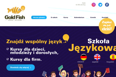 Szkoła Języka Angielskiego Gold Fish - Kursy Angielskiego Marki