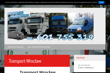 Transport cieżarowy musialski leslaw - Przewóz Osób Wroclaw