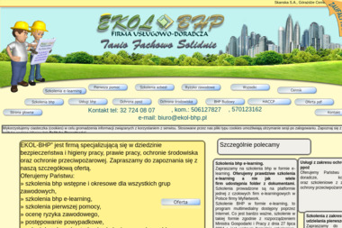 "EKOL-BHP" FIRMA USŁUGOWO - DORADCZA - Kurs Językowy Online Będzin