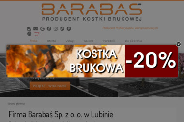 Firma Barabaś Sp. z o.o. - Staranne Usługi Brukarskie Lubin
