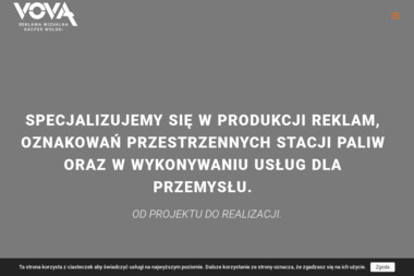 VOVA Reklama Wizualna Robert Wolski - Oklejanie Folią Szczecin