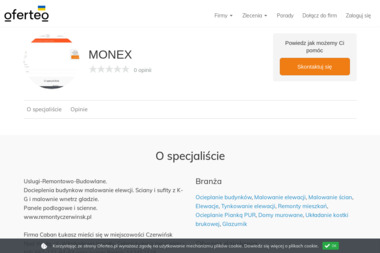 MONEX - Biuro Projektowe Czerwinsk nad Wisla