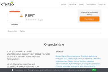 REFIT - Usługi Elewacyjne Bieruń Nowy
