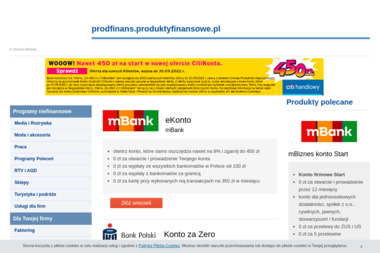 Prodfinans.systempartnerski.pl - Faktoring Wierzytelności Produkty finansowe