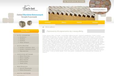 Zakład Wyrobów Betonowych "Dach-bet" - Sprzedaż Minikoparek Nowa Sarzyna