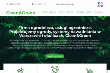 CleanGreen Kamil Fafiński - Usługi Ogrodnicze Miłomłyn