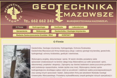 Geobud Prace geologiczne dla budownictwa - Geolog Warszawa