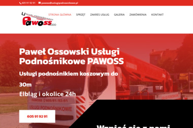 Paweł Ossowski Usługi Podnośnikowe PAWOSS - Alpinizm Przemysłowy Elbląg