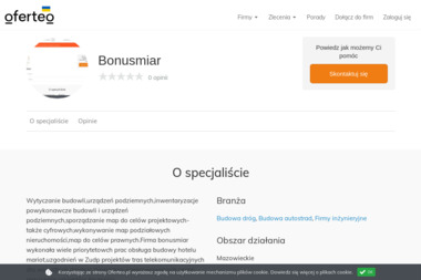 Bonusmiar - Budowa dróg Warszawa