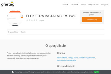Eleketra Instalatorstwo - Ogniwa Fotowoltaiczne POBIEDZISKA