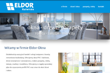 ELDOR-OKNA - Opłacalna Sprzedaż Okien Aluminiowych Kartuzy