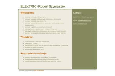 ELEKTRIX - Robert Szymaszek - Dobre Biuro Projektowe Instalacji Elektrycznych Bielsko-Biała