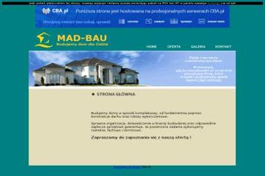 F.H.U MAD-BAU - Elewacja Domu SZCZEPANOWICE