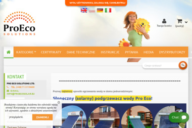 Pro Eco Solutions Ltd. - Kolektory słoneczne Kąty Wrocławskie