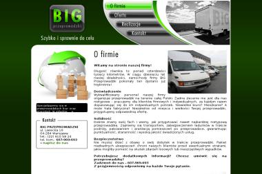 Big Trans Mont Grzegorz Wielądek - Przew&oacute;z Rzeczy Warszawa