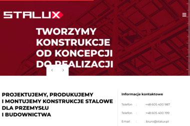 STALUX - Perfekcyjne Konstrukcje Inżynierskie Dzierżoniów