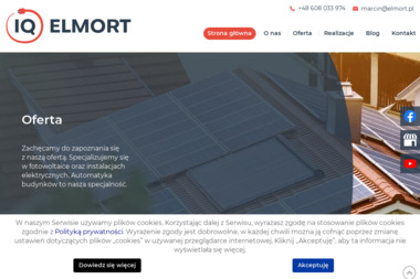 Elmort Przedsiębiorstwo Elektryczno - Inżynieryjne - Przegląd Instalacji Elektrycznej Chojnice