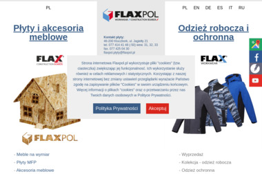 PPHU FLAXPOL - Odzież Męska Kluczbrok